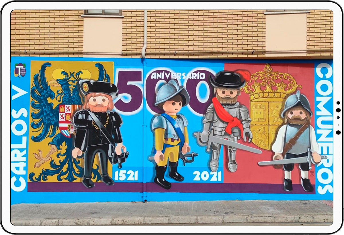TAU - Toro Arte Urbano 2021, 500 años de la Batalla de Villalar - Carlos Adeva