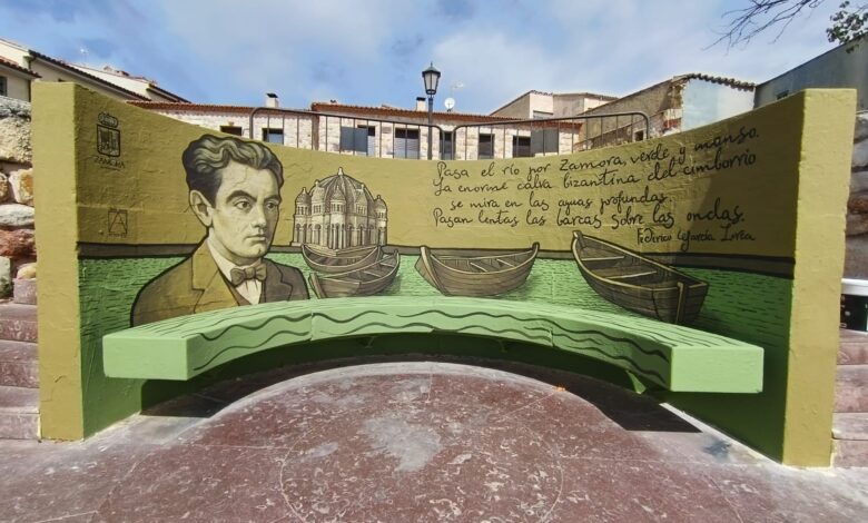 García Lorca vuelve a mirar al Duero: nuevo mural en la capital