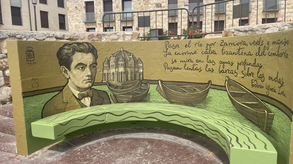 García Lorca vuelve a mirar al Duero: nuevo mural en la capital