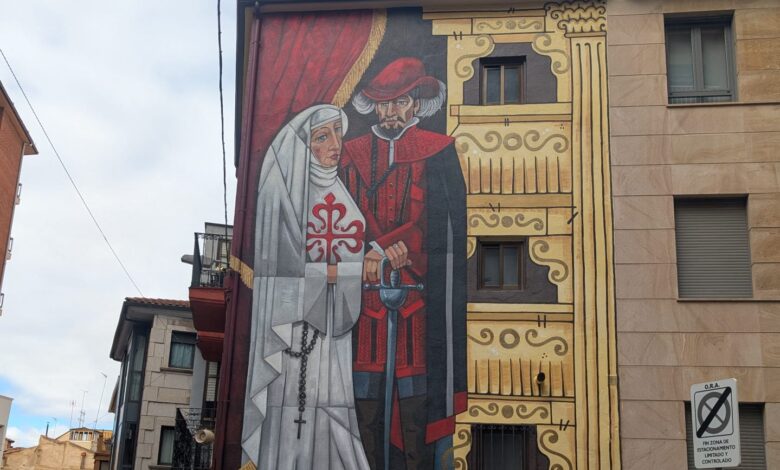 nuevo mural inspirado en la obra don juan tenorio Carlos Adeva