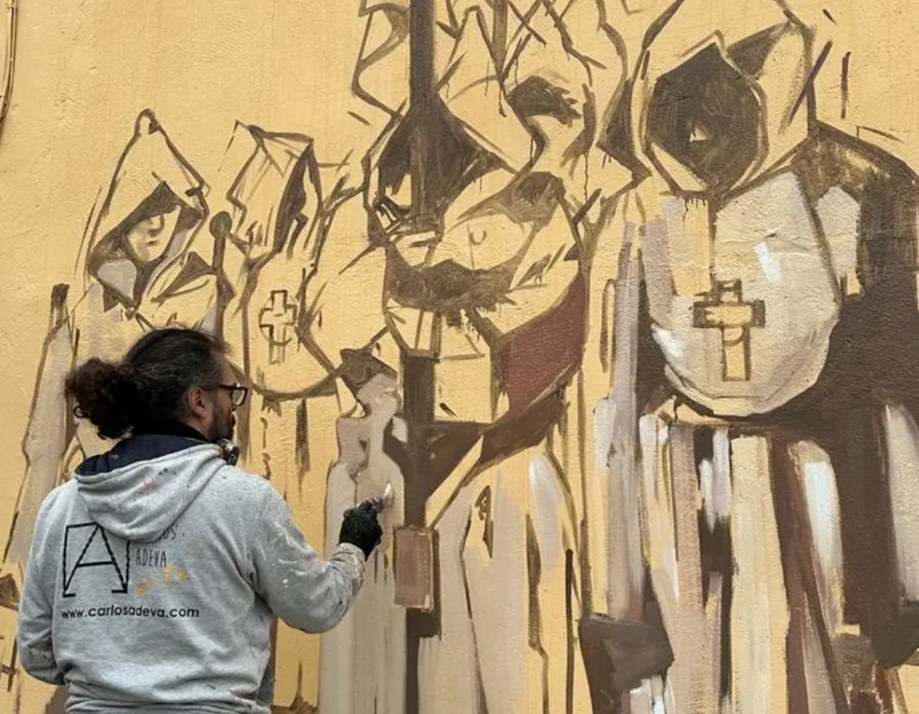 Carlos Adeva Mural Hermandad Penitencial