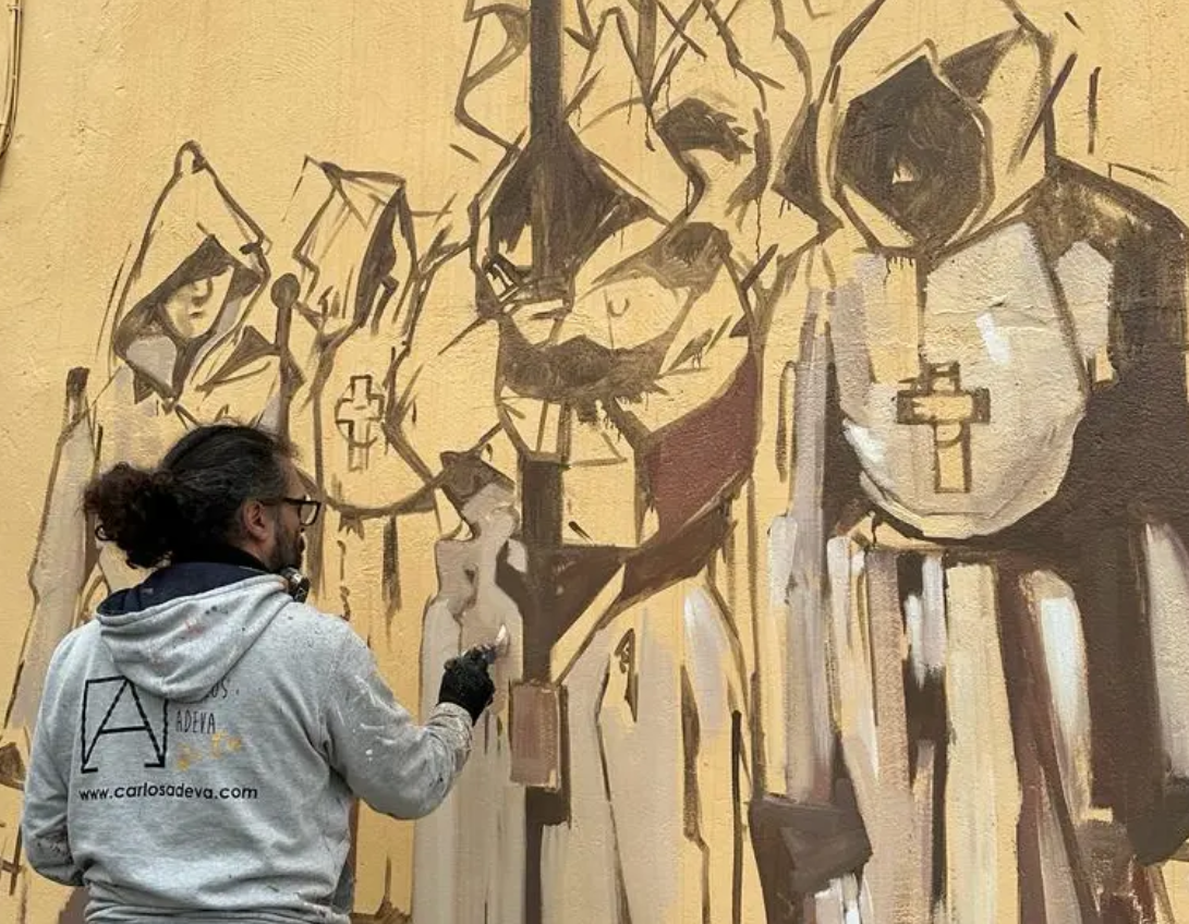 Carlos Adeva Mural Hermandad Penitencial