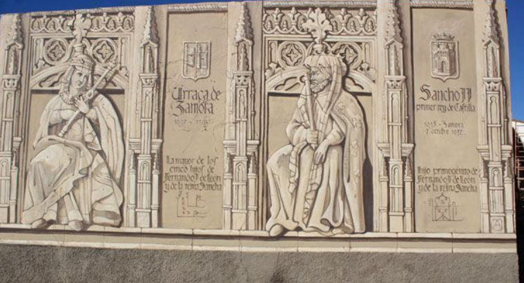 Mural Doña Urraca Carlos Adeva