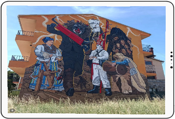 Mural carochos de riofrio