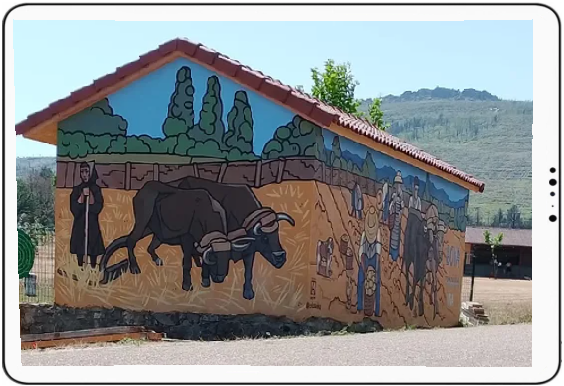 Mural homenaje a las tradiciones